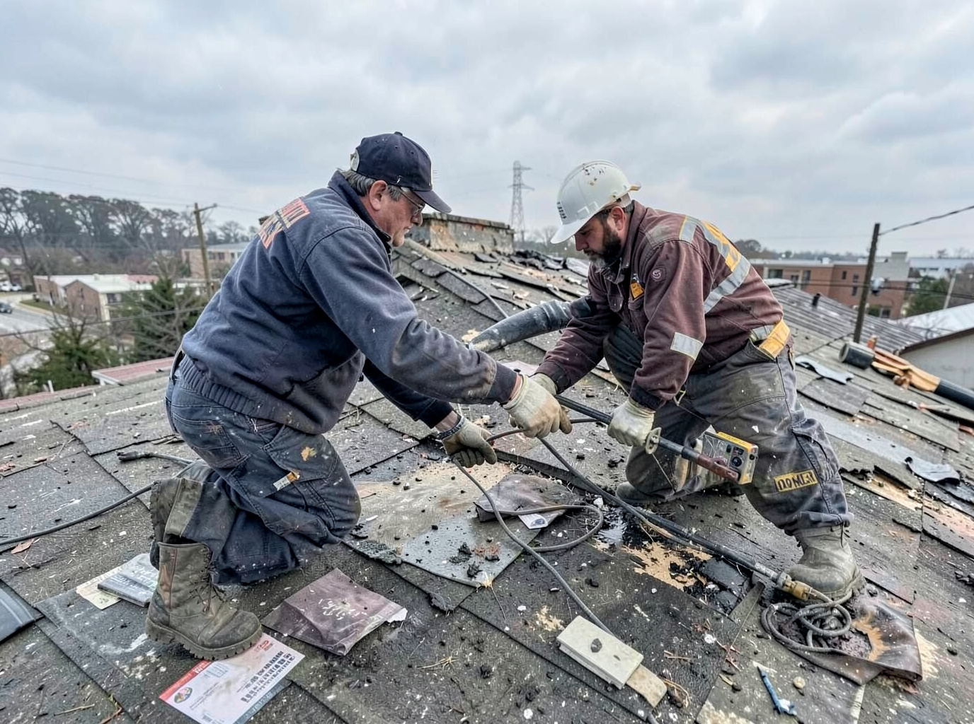 Storm Damage Roof Repair in Shreveport